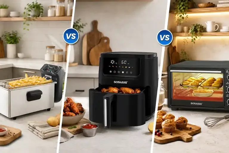 Air fryer, deep fryer, and oven comparison for UAE kitchens in 2026