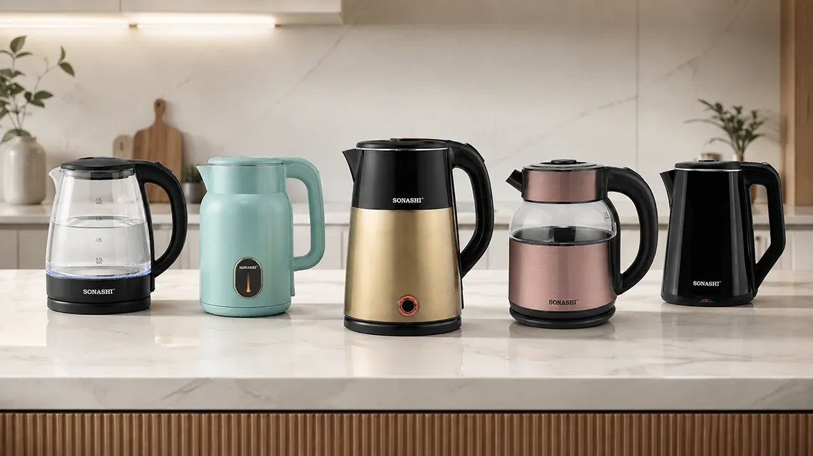 Best electric kettle in UAE - buying guide for stainless steel, electric kettles and cordless kettles