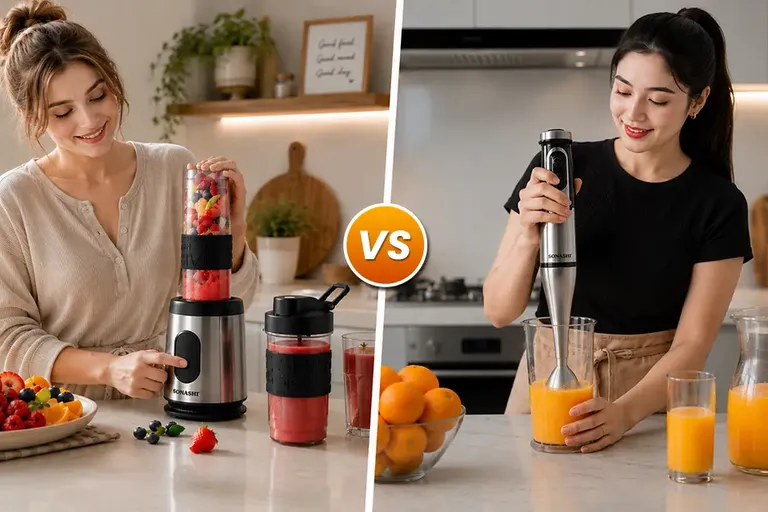 Countertop blender vs hand blender comparison UAE
