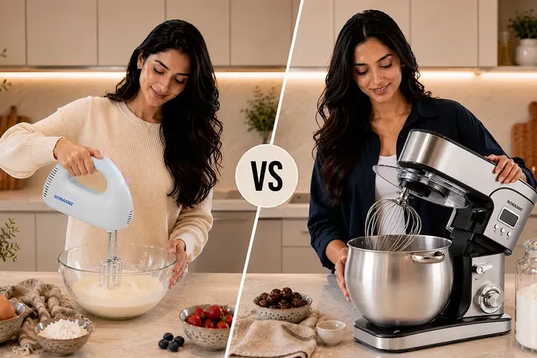 Stand mixer and hand mixer compared for UAE home kitchens