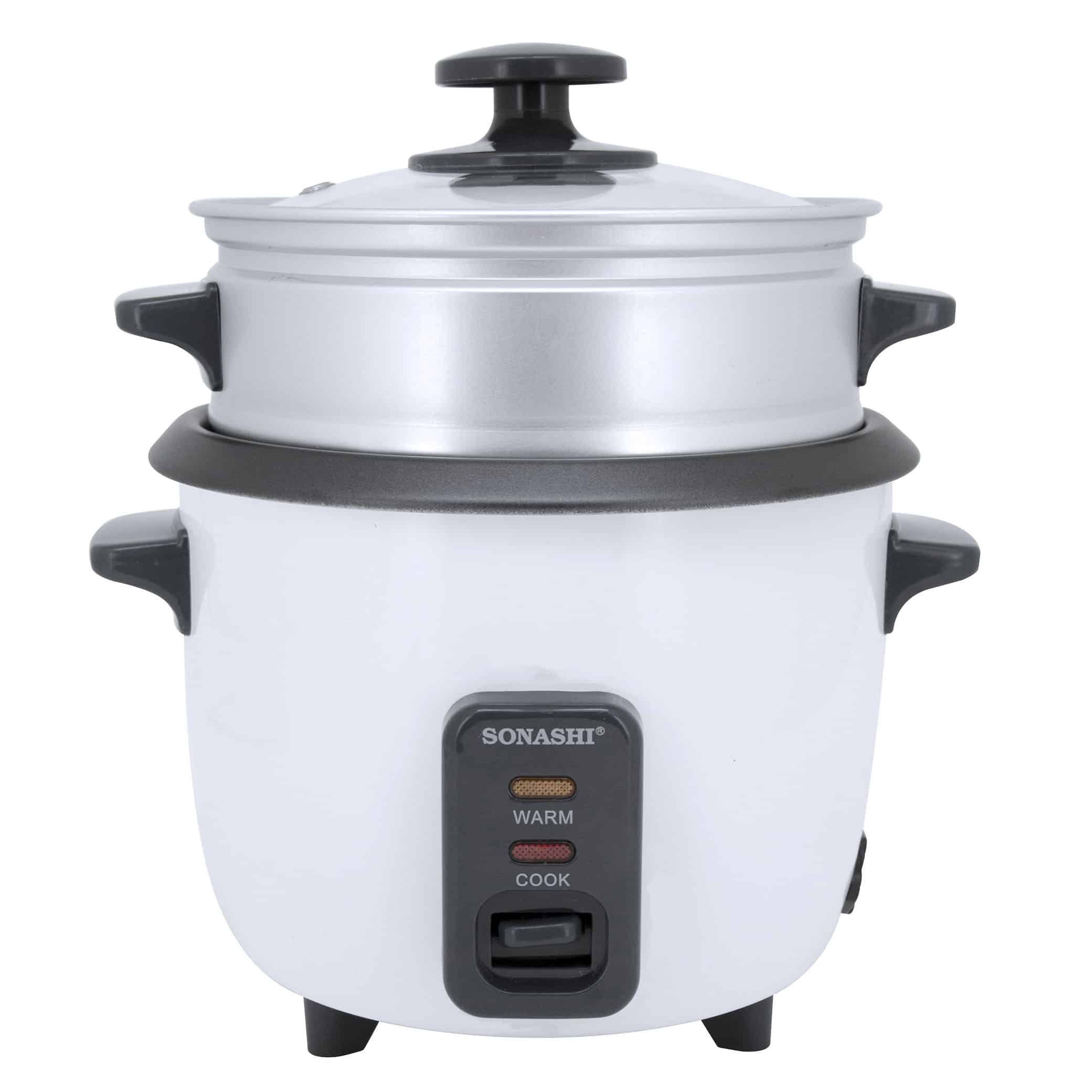 Sonashi Rice Cooker With Steamer 600 ml 350 W SRC-306 White/Grey