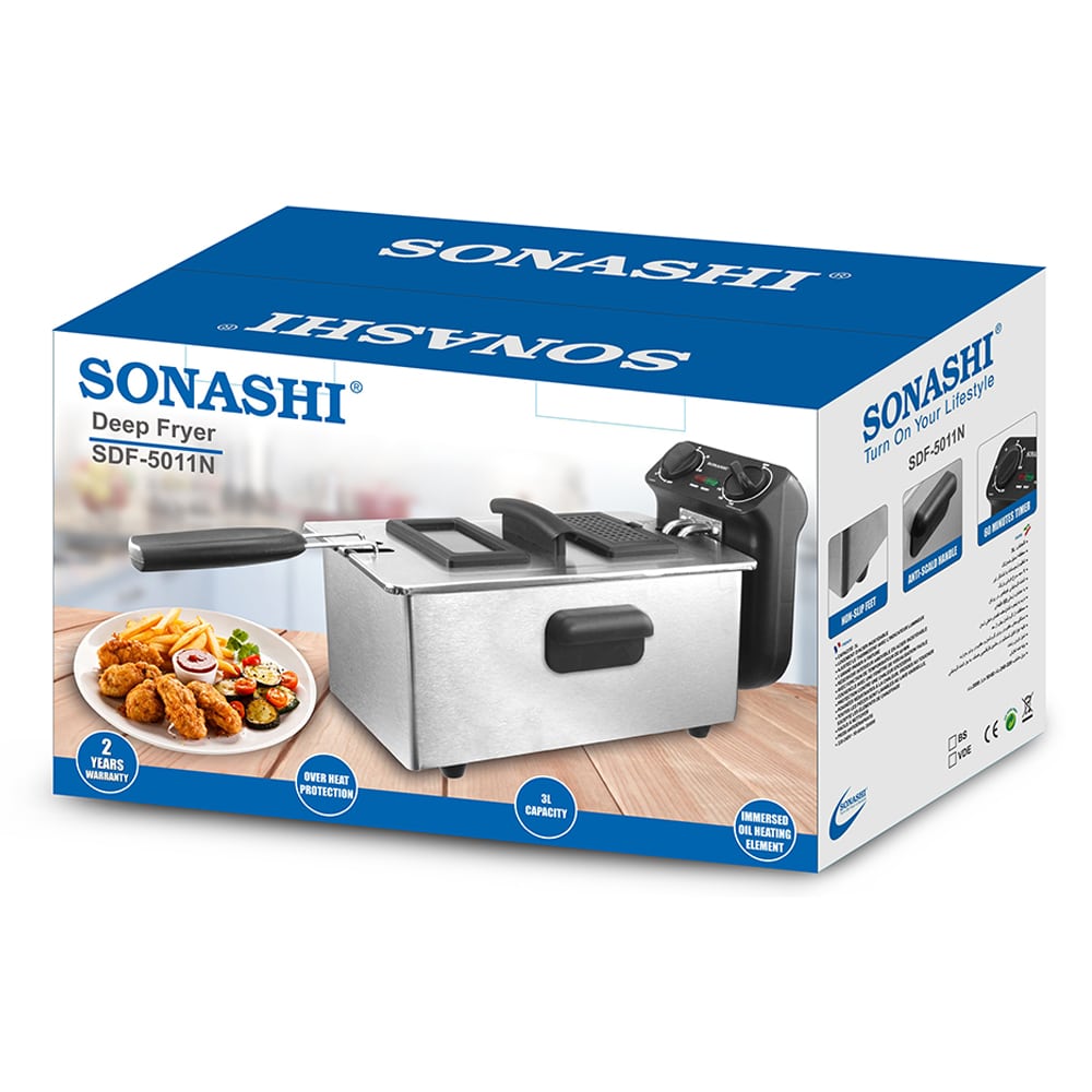 Buy Sonashi 3.0L Deep Fryer Online | Home Appliances | SONASHI