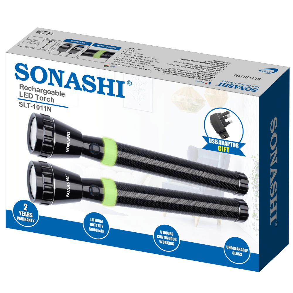 Sonashi Razer Sonashi Rechargeable LED Torch SLT-1011N | SONASHI